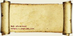 Anđela Trifunović vizit kartica